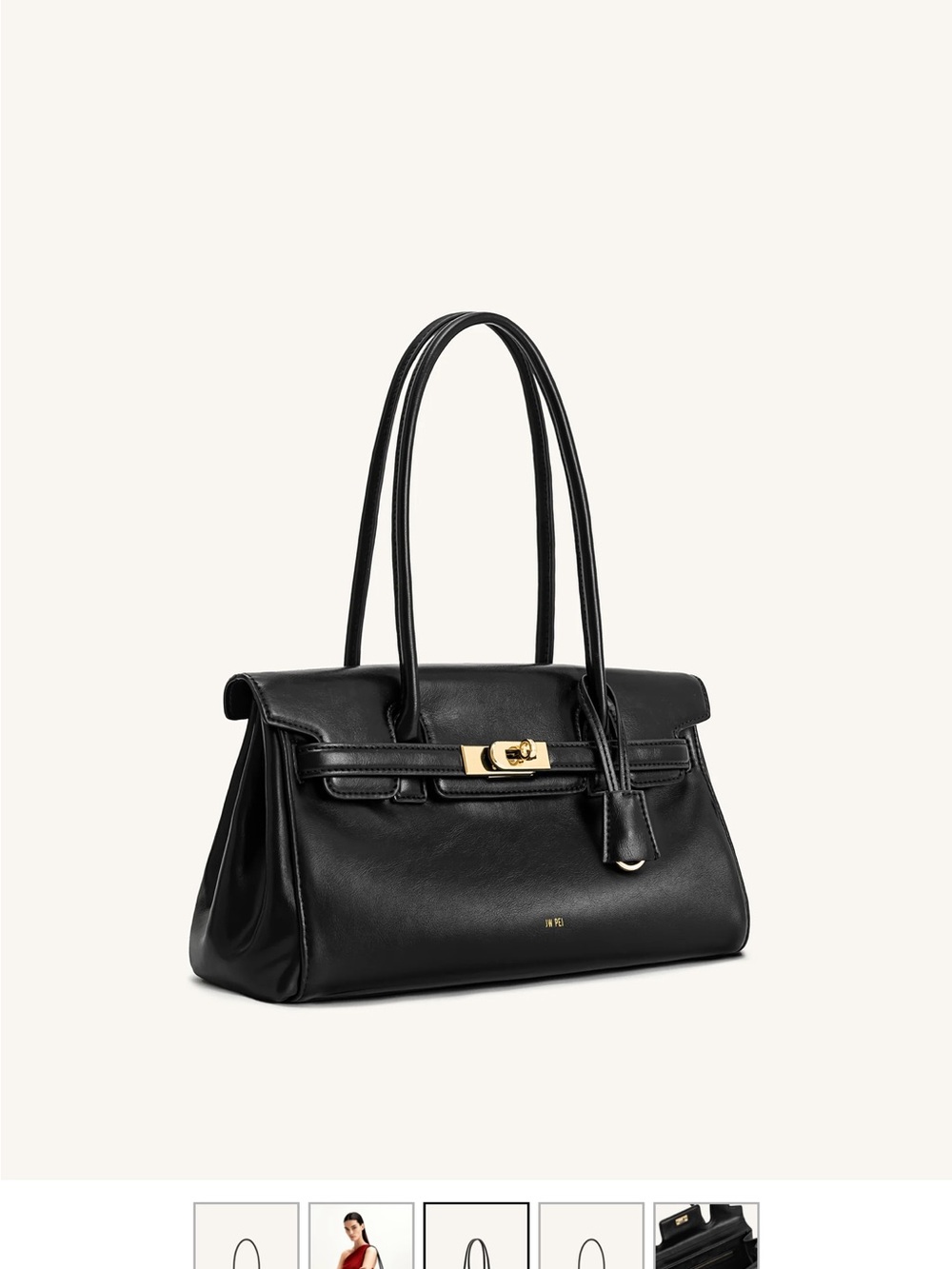 JW PEI Yara Shoulder Bag - Black - Picture 3 of 4